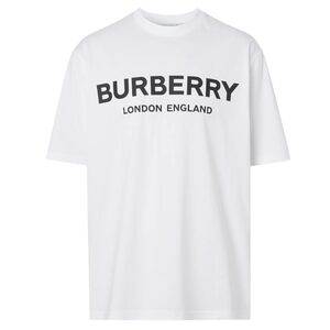 BURBERRY LOGO PRINT T-SHIRT WHITE Men's XXL (NWT)